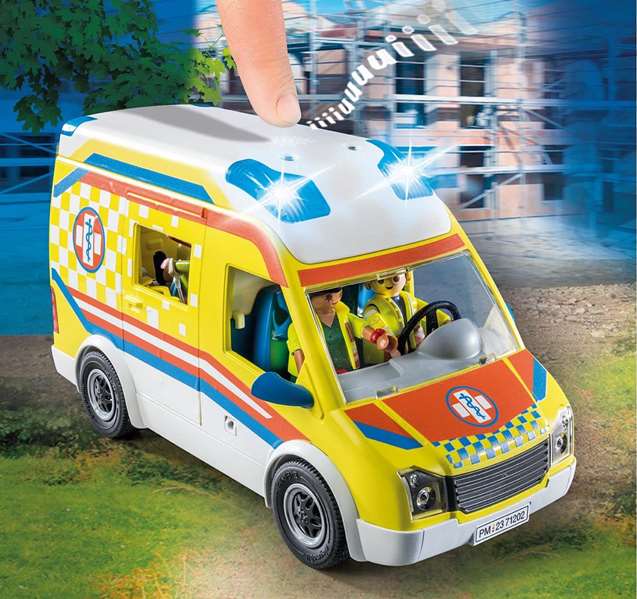 Playmobil Ambulancia con Luz y Sonido City Life