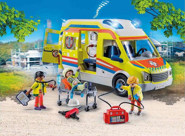 Playmobil Ambulancia con Luz y Sonido City Life