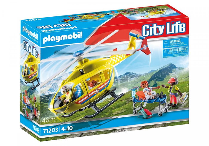 Playmobil Helicóptero de Rescate City Life Playmobil Helicóptero de Rescate City Life