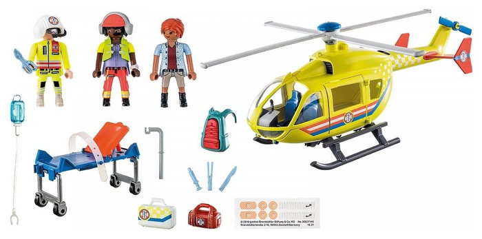 Playmobil Helicóptero de Rescate City Life Playmobil Helicóptero de Rescate City Life
