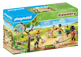 Playmobil Paseo Con Alpaca Country Juguete Educativo Niños 4+ Años