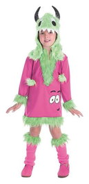 Disfraz para Niños Verde Rosa Monstruo