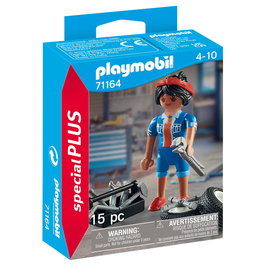 PLAYMOBIL Mecánica Especial Plus 71164 - Juego de Construcción, Idioma: English, Francés, Alemán, Portugués, Español, Edad Recomendada: +4 Años