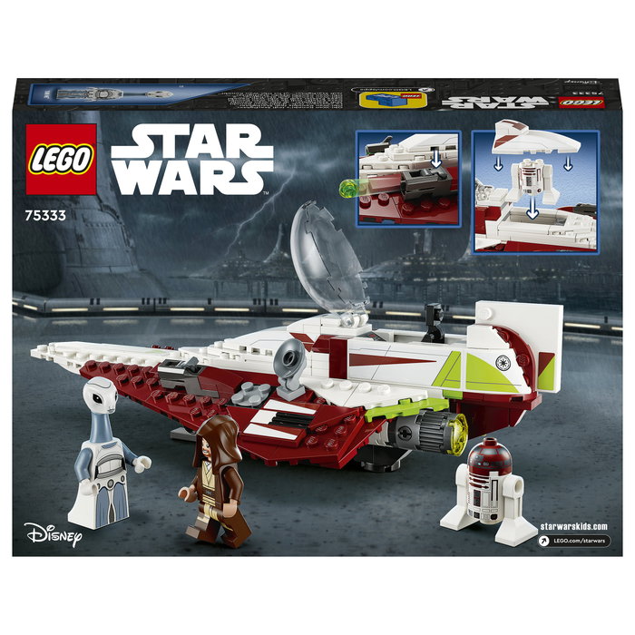LEGO 75333 Star Wars Caza Estelar Jedi de Obi-Wan Kenobi LEGO 75333 Star Wars Caza Estelar Jedi de Obi-Wan Kenobi