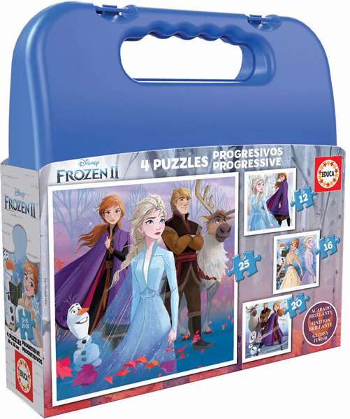 Educa Maleta Puzzles Progresivos Frozen II 12-16-20-25 Piezas Educa Maleta Puzzles Progresivos Frozen II 12-16-20-25 Piezas