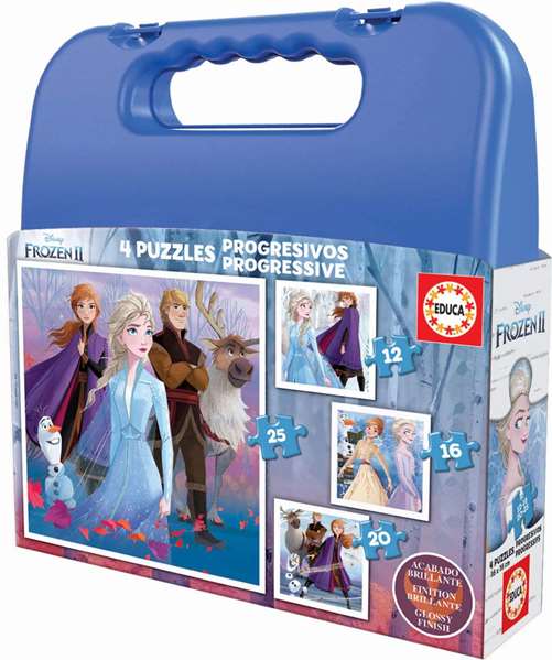 Educa Maleta Puzzles Progresivos Frozen II 12-16-20-25 Piezas Educa Maleta Puzzles Progresivos Frozen II 12-16-20-25 Piezas