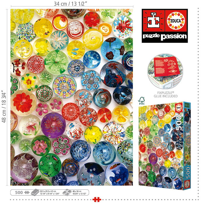 Educa Puzzle Bolas de Fantasía 500 piezas