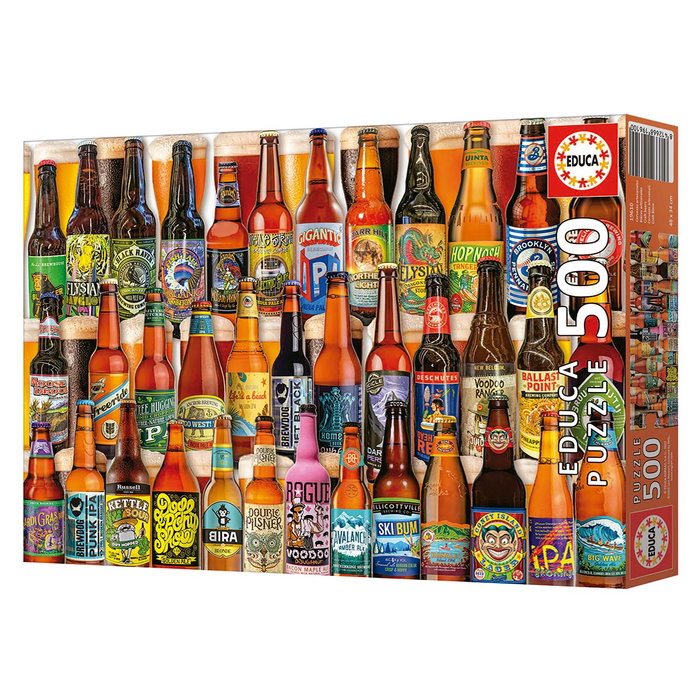 Educa 19610 Puzzle Adultos 500 piezas Cervezas Artesanales 48 x 34 cm Educa 19610 Puzzle Adultos 500 piezas Cervezas Artesanales 48 x 34 cm