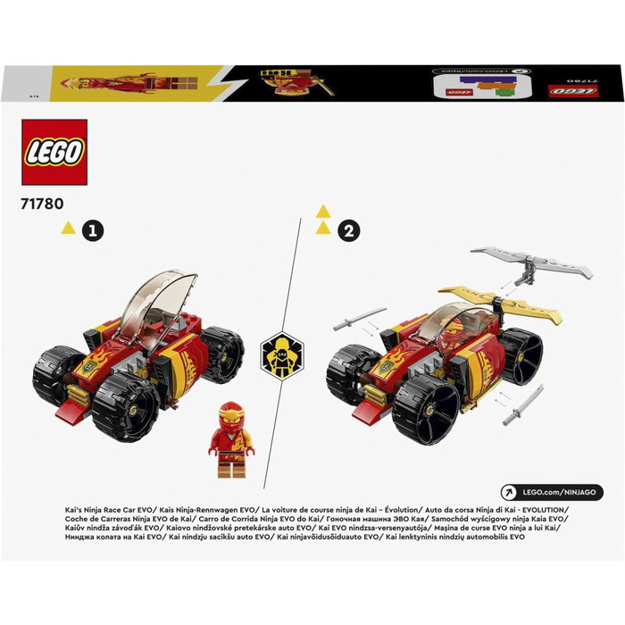 LEGO Coche de Carreras Ninja EVO de Kai 71780 LEGO Coche de Carreras Ninja EVO de Kai 71780