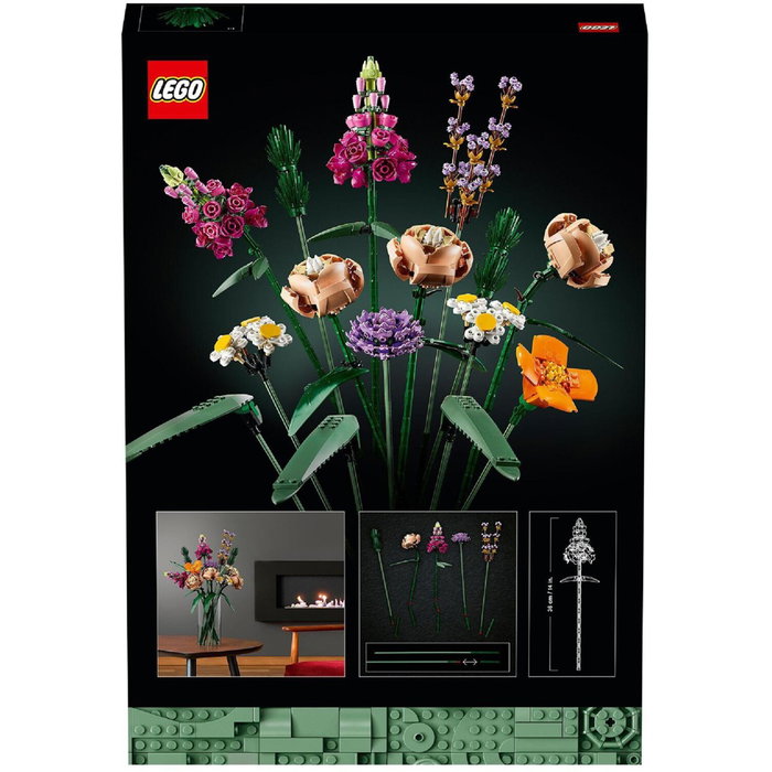 LEGO Botanical Collection Ramo de Flores 10280 - Set de Construcción de Flores para Adultos, Plástico de Origen Vegetal, Kit Creativo para Regalo LEGO Botanical Collection Ramo de Flores 10280 - Set de Construcción de Flores para Adultos, Plástico de Origen Vegetal, Kit Creativo para Regalo