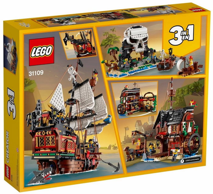 LEGO Creator 3w1 31109 Statek Piracki