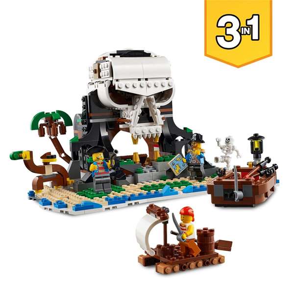 LEGO Creator 31109 Barco Pirata de Juguete para Niños y Niñas con Temática Pirata y Accesorios LEGO Creator 31109 Barco Pirata de Juguete para Niños y Niñas con Temática Pirata y Accesorios