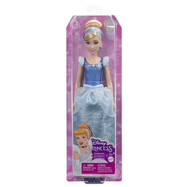 Mattel Muñeca Princesa Cenicienta Disney Articulada 29cm
