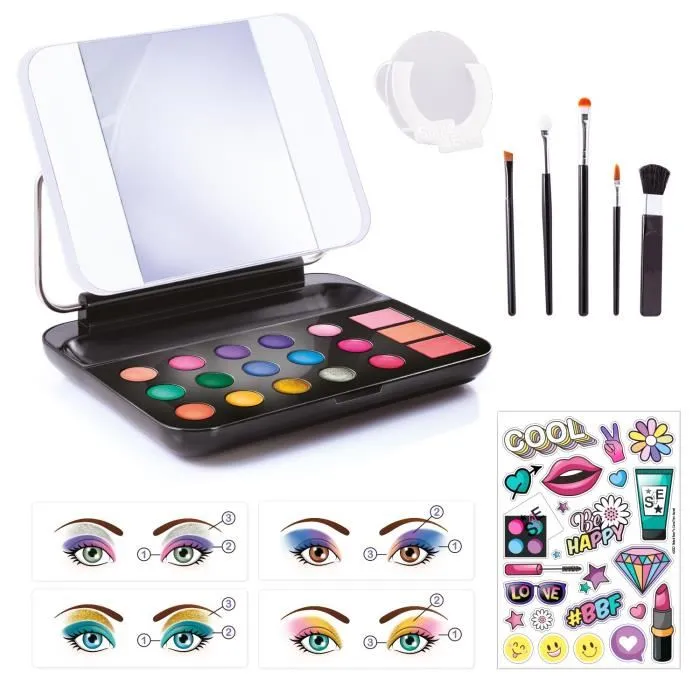 Canal Toys- Neceser de maquillaje con espejo LED iluminado y soporte para móvil- Style 4 Ever - a partir de 8 años - OFG247