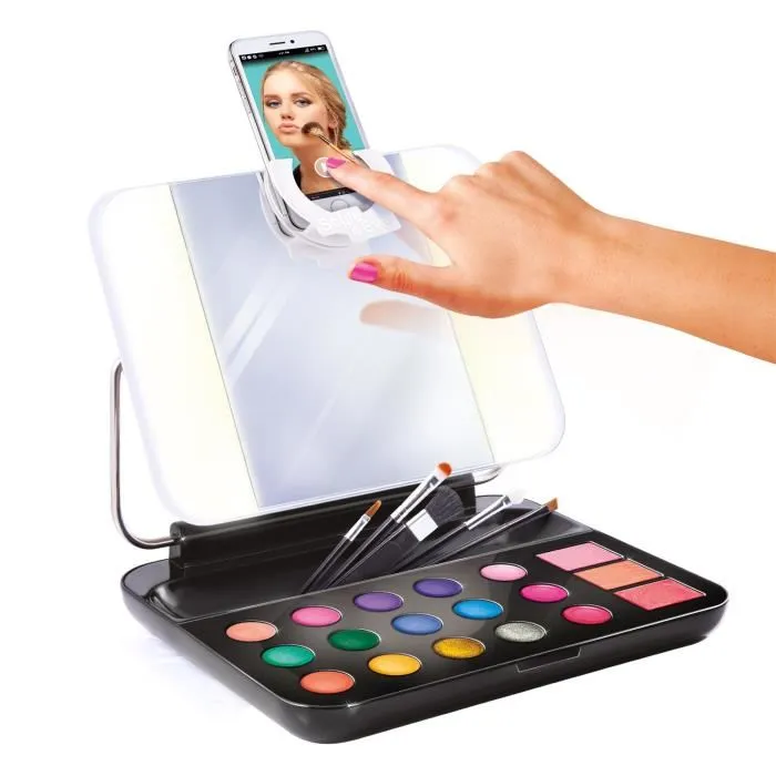Canal Toys- Neceser de maquillaje con espejo LED iluminado y soporte para móvil- Style 4 Ever - a partir de 8 años - OFG247