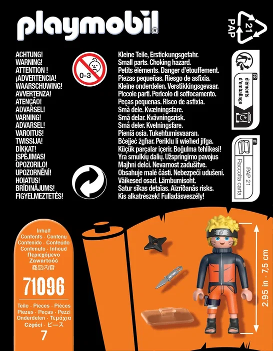 PLAYMOBIL Naruto Shippuden Uzumaki Naruto 71096