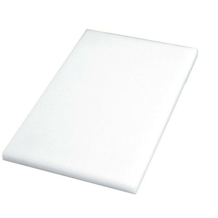 Quid Professional Tabla de Corte de Polietileno Blanco 30x20x2 cm