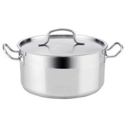 Quid Cacerola de Acero Inoxidable Azzero 18x8,5 cm - 2 L