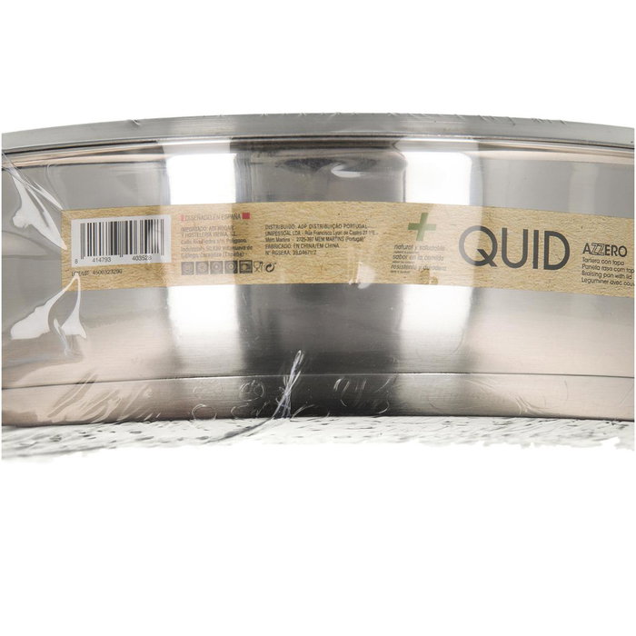 Tartera Acero Inoxidable Azzero Quid 28x6,5 cm - 3,8 L