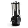 Quid Set de 5 Gadgets Cambria en Acero Inoxidable y Negro