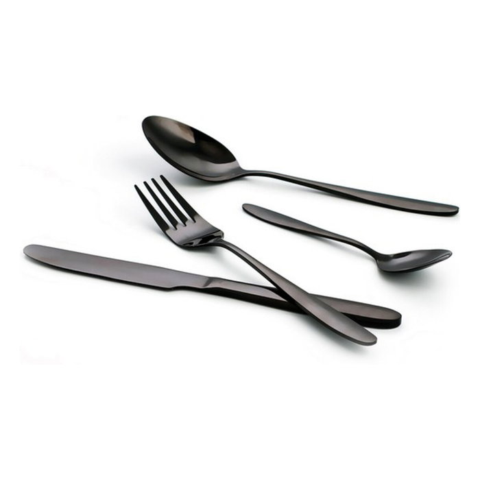 Quid Set de 24 cubiertos Celebrart QD Negro