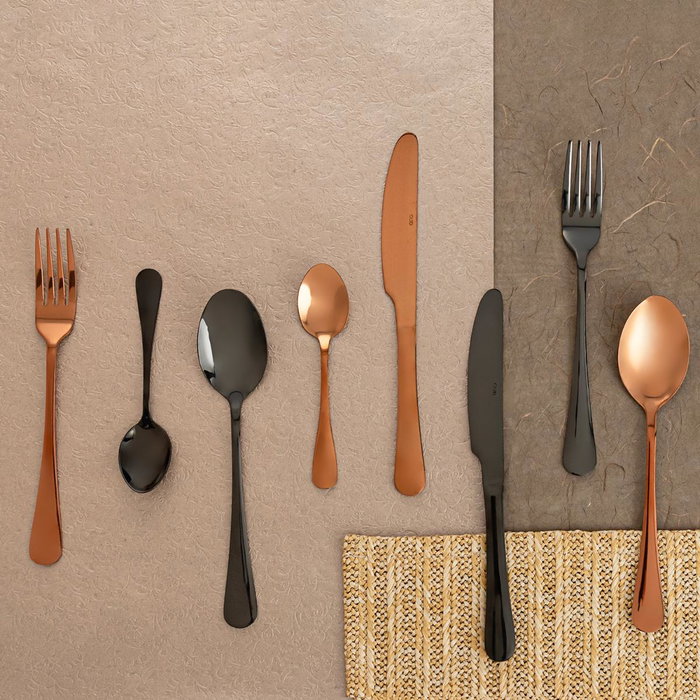 Set 24 Cubiertos Acero Inox Celebrart Quid 26 cm-2 mm
