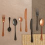 Set 24 Cubiertos Acero Inox Celebrart Quid 26 cm-2 mm