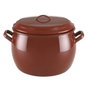 Quid Olla Abombada Esmaltada 18cm 4L Marrón