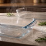 Pyrex® Fuente Rectangular Classic Transparente de Vidrio