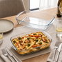 Pyrex® Fuente Rectangular Classic Transparente de Vidrio
