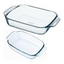 Pyrex® Set 2 Fuentes Horno Boro Classic 39x27x8 cm, Transparente