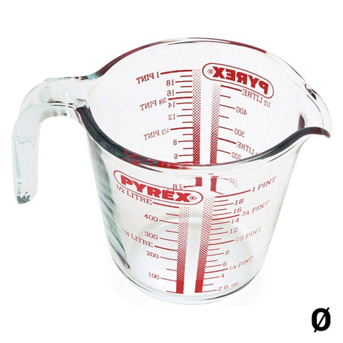 Pyrex® Jarra Medidora Iconic'S de Vidrio Transparente 16,5x11,9x12 cm