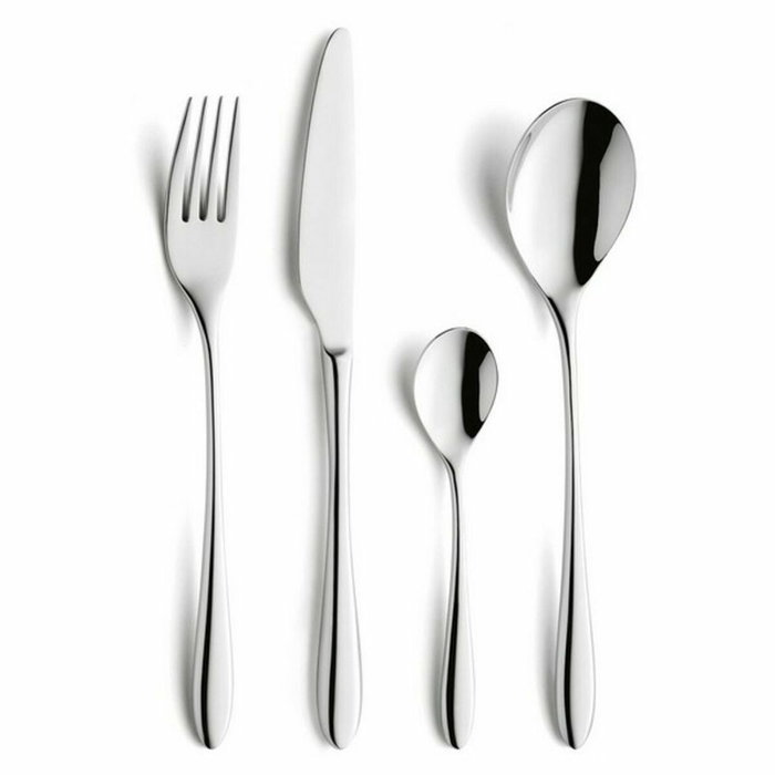 Amefa Cuba Juego de 12 Cucharas de Postre Acero 19,8 cm