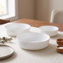 Luminarc Set de 3 Fuentes Redondas Diwali Blanco