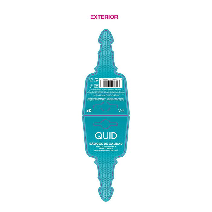 Set 2 Cuchillos Mesa Acero Inox Eka Quid 27,3 cm-1,2 mm