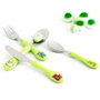 Amefa Set de 4 Cubiertos Infantil Enfant Verde