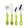 Amefa Set de 4 Cubiertos Infantil Enfant Verde