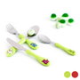 Amefa Set de 4 Cubiertos Infantil Enfant Rosa