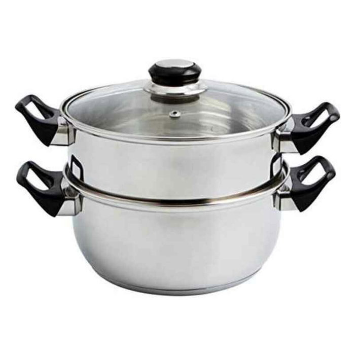 Quid Set Vaporera y Cacerola Gastro Fresh 22 cm