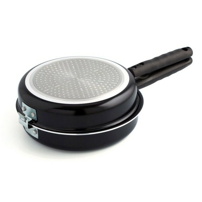 Quid Sartén Doble Aluminio Estampado Gastro Fun 20 cm