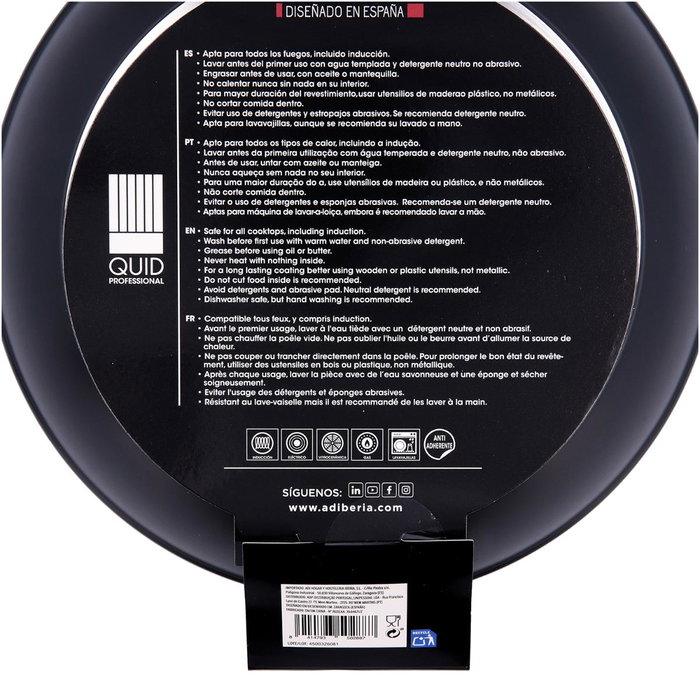 Quid Professional Sartén de Aluminio Gastrum 24 cm Inducción