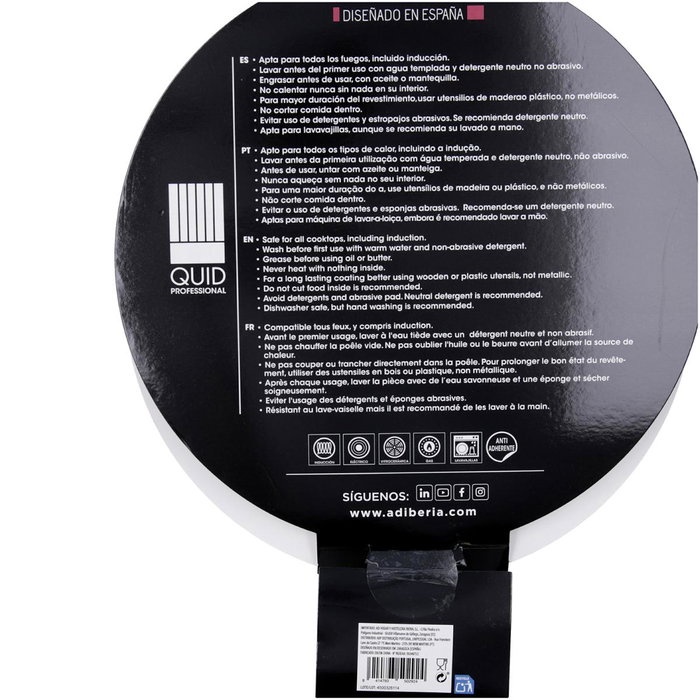 Quid Professional Sartén Aluminio Inducción Gastrum 32 cm Quid Professional Sartén Aluminio Inducción Gastrum 32 cm