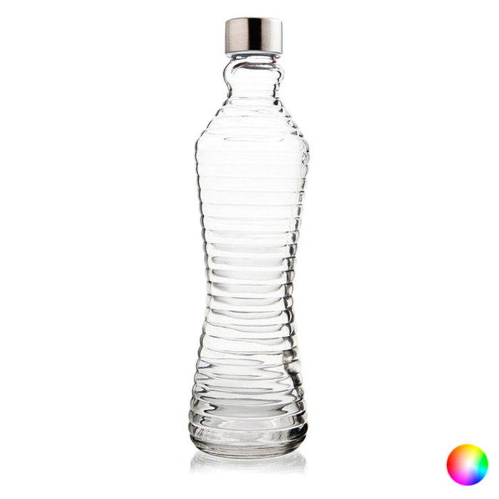 Quid Botella Mesa Vidrio con Tapón Line 1 L Azul marino