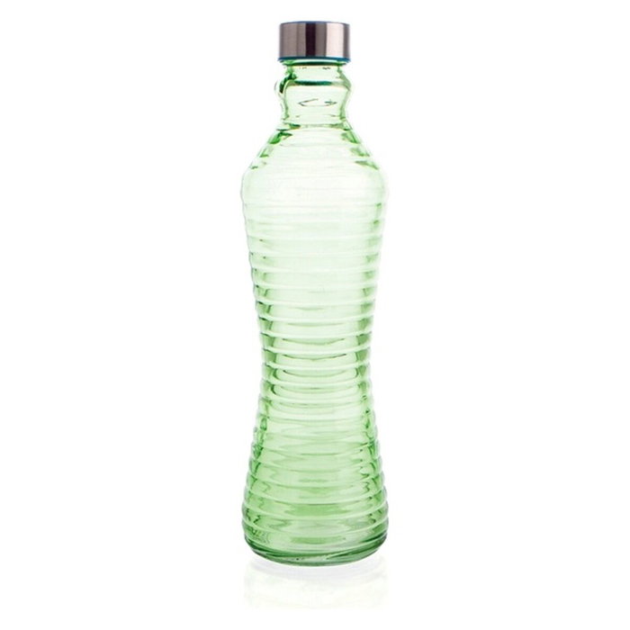 Quid Botella Mesa Vidrio con Tapón Line 1 L Azul marino