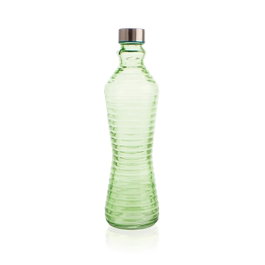 Quid Botella Mesa Vidrio con Tapón Line 1 L Verde