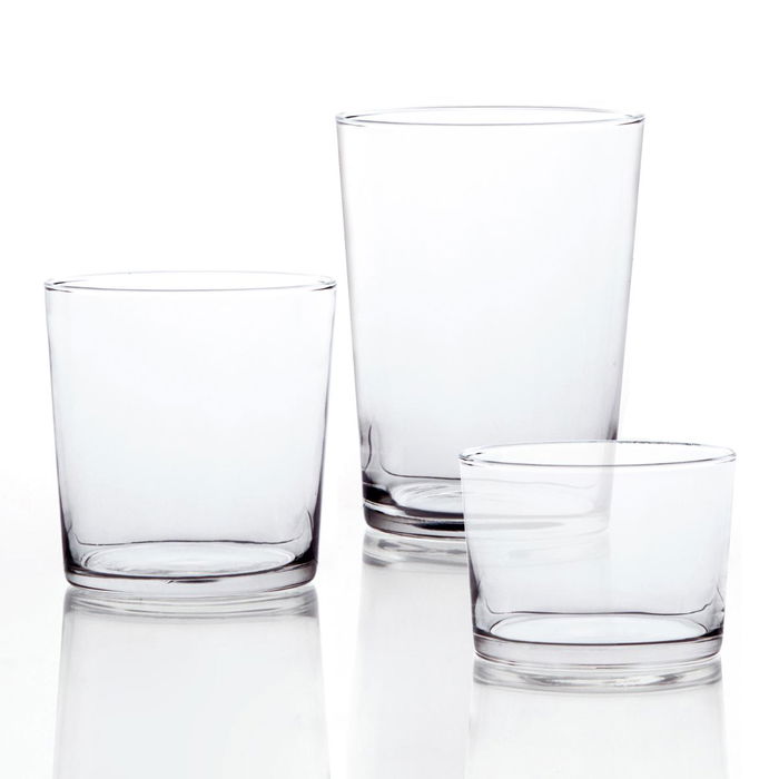 Set 18 Vasos Altos y Bajos Vidrio Gorbea Luminarc 53-36-23 cL - 6-6-6