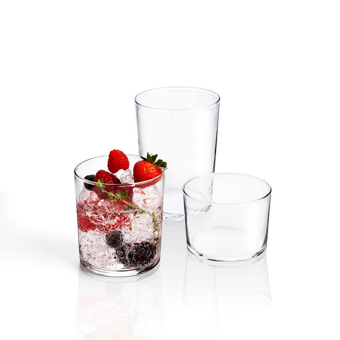 Set 18 Vasos Altos y Bajos Vidrio Gorbea Luminarc 53-36-23 cL - 6-6-6