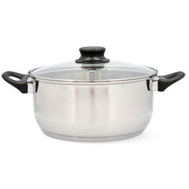 Cacerola con Tapa de Cristal Quid Habitat