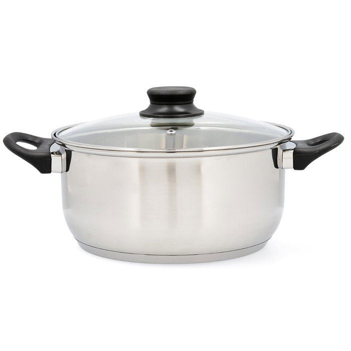 Cacerola Acero Inoxidable Habitat Quid 30x14,5 cm - 960 cL