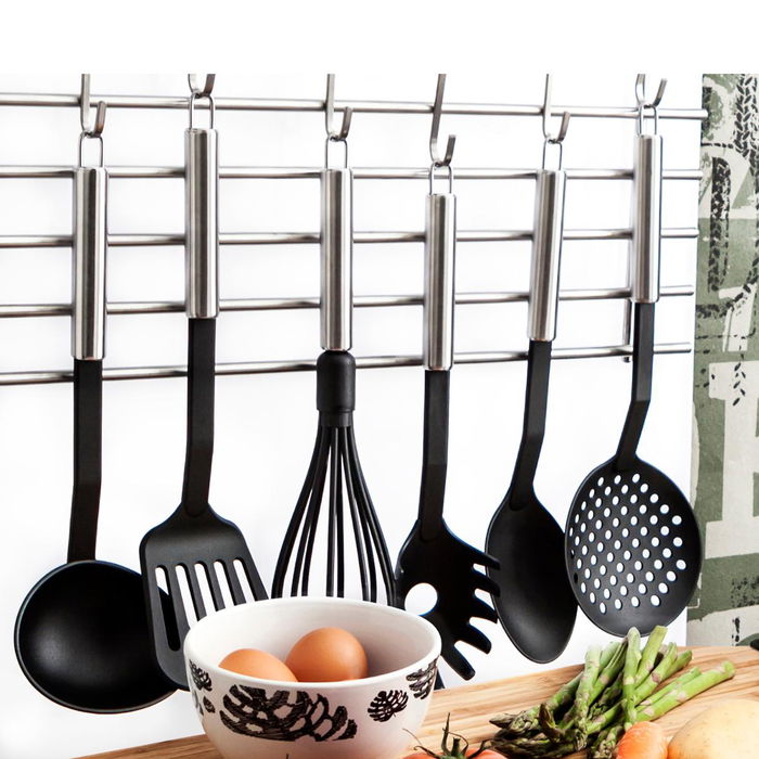 Cucharón Acero Inoxidable Habitat Quid 36x7x5 cm